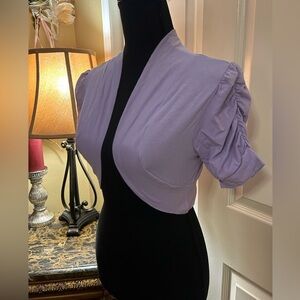 NWT Lavender Bolero by Ambiance Apparel Girls/M